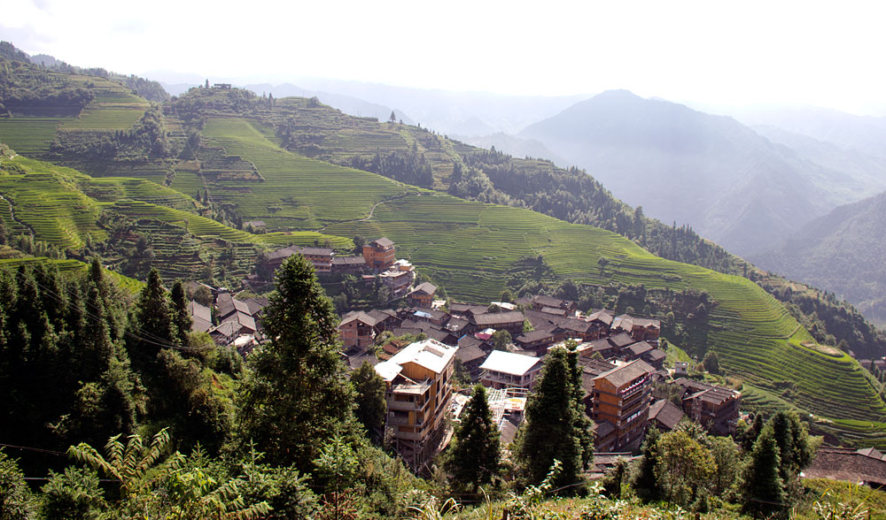Ping'an köyü.